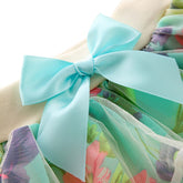 Fusta eleganta multicolora, Lili, tul, bumbac, fete